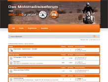 Tablet Screenshot of forum.motorradkarawane.de